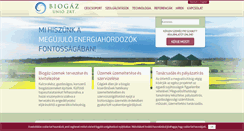 Desktop Screenshot of biogazunio.hu