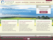 Tablet Screenshot of biogazunio.hu